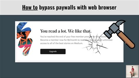 inspect element bypass paywall|Getting Around Website Paywalls with Devtools Alone